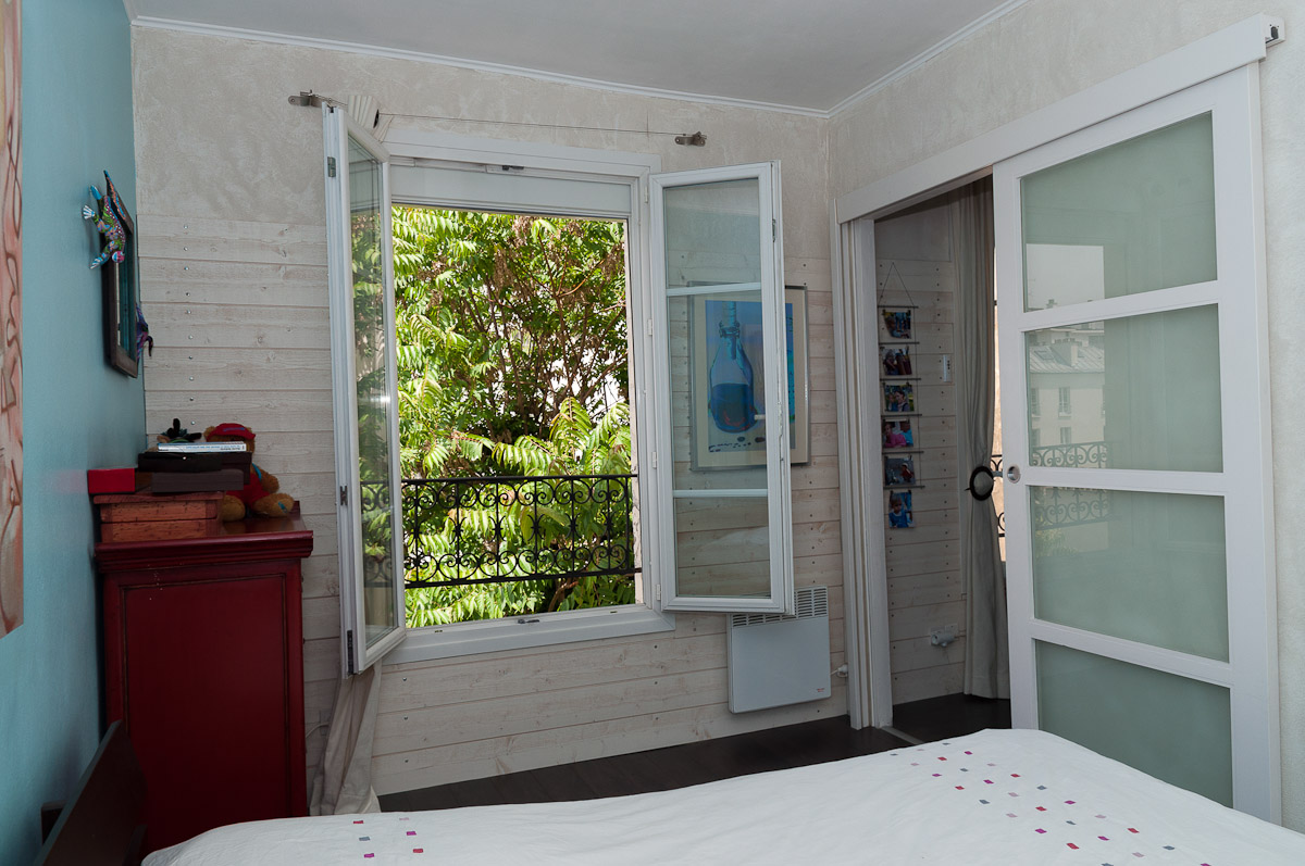 La chambre et la vue sur cour