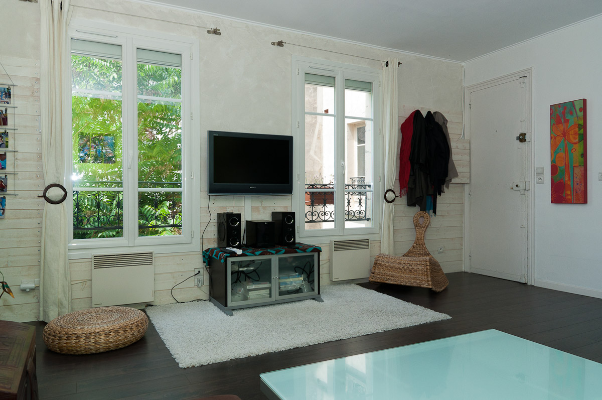 Le séjour (et la porte d'entrée)